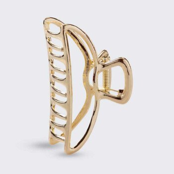 KITSCH - Open Shape Claw Clip- # Gold  - Fixed Size