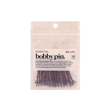 KITSCH - Essential Bobby Pins- # Brown  - 45pcs