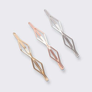 KITSCH - Diamond Bobby Pin  - 3pcs