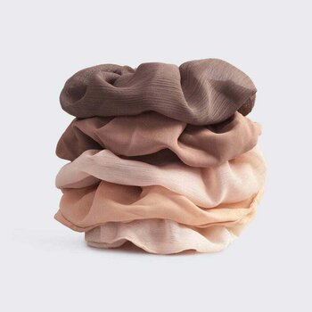 KITSCH - Crepe Scrunchie- # Terra Cotta  - 5pcs