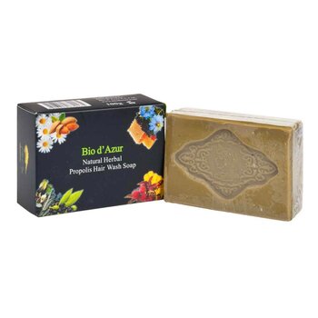 Bio d'Azur - Natural Herbal with Propolis Hair Wash Soap  - Fixed Size