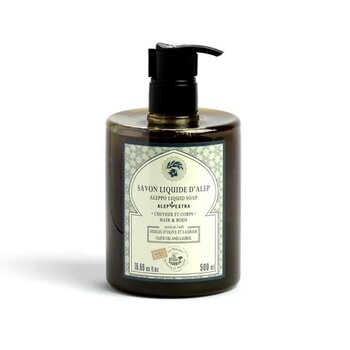 La Maison du Savon de Marseille - Aleppo Liquid Soap 500ml (around 8%-15% Laurel Oil)  - Fixed Size