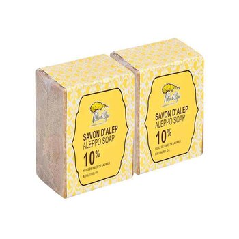 Bio d'Azur - 【Combo Offer】Aleppo Handmade Soap- 10% Laurel Oil x 2pcs  - Fixed Size