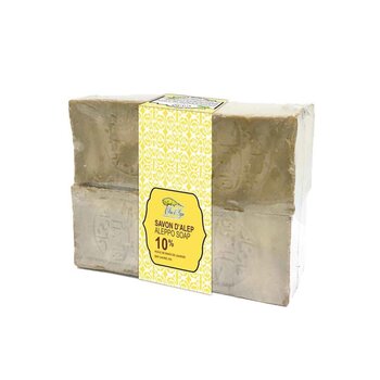 Bio d'Azur - 【4pcs Best Price】 Aleppo Handmade Soap- 10% Laurel Oil  - Fixed Size