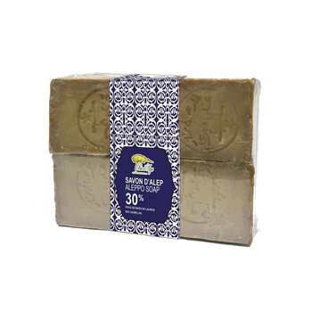 Bio d'Azur - 【4pcs Best Price】Aleppo Handmade Soap- 30% Laurel Oil  - Fixed Size