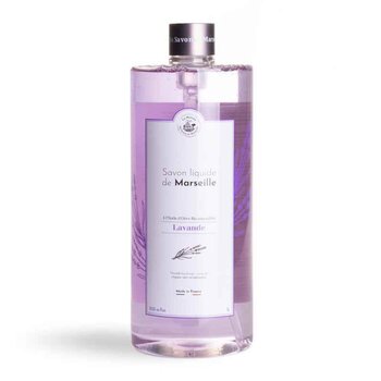 La Maison du Savon de Marseille - MARSEILLE LIQUID SOAP 1L - Lavender（without pump）  - Fixed Size