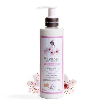 La Maison du Savon de Marseille - French Made Body Milk - Donkey milk and cherry blossom 250ml  - Fixed Size