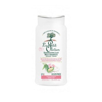 Le Petit Olivier - Sweet Almond & Rice Cream Milk Shampoo - Normal Hair 250ml  - Fixed Size