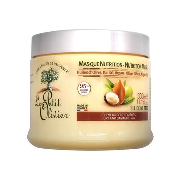 Le Petit Olivier - Olive  Shea  Argan Oils Nutrition Hair Mask - Dry & Damaged Hair - 330 ml  - Fixed Size