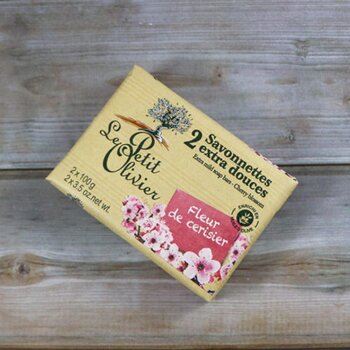 Le Petit Olivier - Cherry Blossom Extra Mild Soap Bars - 2 x 100g  - Fixed Size