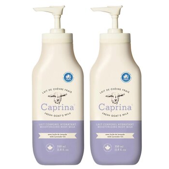 Caprina - Body Lotion - Lavender oil (Twins pack)  - 350mlx2