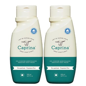 Caprina - Fragrance Free Body wash (Twins pack)  - 500mlx2