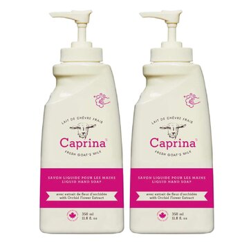 Caprina - Liquid Hand Soap - Orchid Oil (Twins pack)  - 350mlx2