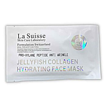 La Suisse - PRO-XYLANE PEPTIDE ANTI WRINKLE JELLY FISH COLLAGEN HYDRATING FACE MASK  - 40ml x 10 pcs