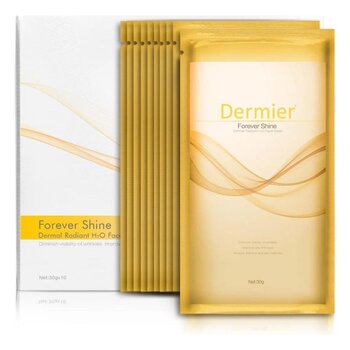 Dermier - Forever Shine Dermal Radiant H2O Face Mask  - 30gx10