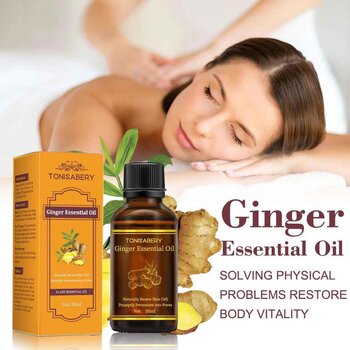 TONISABERY - TONISABERY beauty skin care ginger body massage essential oil body scraping oil  - 30ml