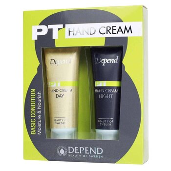 DEPEND COSMETIC - PT Hand Cream Day & Night  75ML x 2 PCS #8789  - Fixed Size