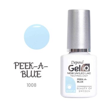 DEPEND COSMETIC - Gel iQ UV/LED Polish - Peek-a-Blue #1008  - Fixed Size