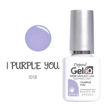 DEPEND COSMETIC - Gel iQ UV/LED Polish - I Purple You #1018  - Fixed Size