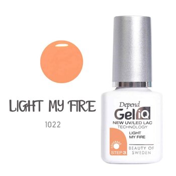 DEPEND COSMETIC - Gel iQ UV/LED Polish - Light my Fire #1022  - Fixed Size