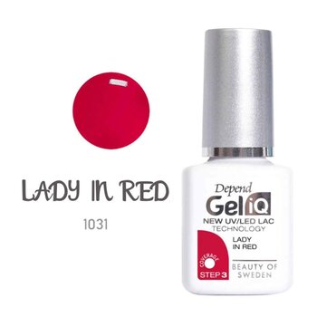 DEPEND COSMETIC - Gel iQ UV/LED Polish - Lady in Red #1031  - Fixed Size