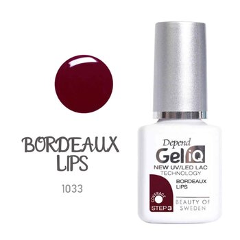 DEPEND COSMETIC - Gel iQ UV/LED Polish - Bordeaux Lips #1033  - Fixed Size