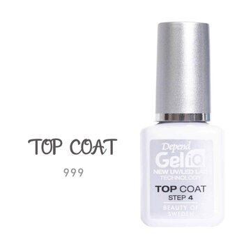 DEPEND COSMETIC - Gel iQ UV/LED Polish - Top Coat #999  - Fixed Size