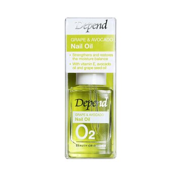 DEPEND COSMETIC - O2 Grape & Avocado Nail Oil  - Fixed Size