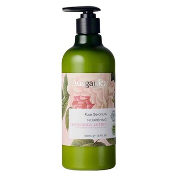 Ausganica - ROSE GERANIUM NOURISHING HAND & BODY LOTION  - 500ml