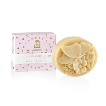 Ausganica - ORGANIC ROSE GERANIUM Soap  - 100g