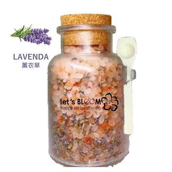 Let's BLOOM - Himalaya Pink Bath Salt With Lavender Petals  - 350g