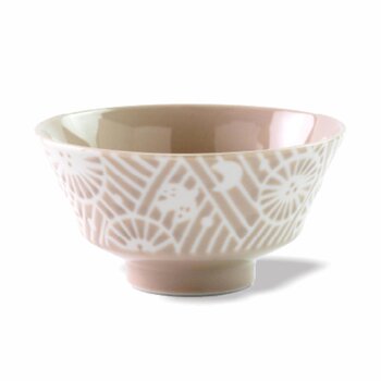 Minoro Touki Minoyaki KAFU 12.8CM Ceramic bowl (Apricot Brown)- # Apricot Brown Picture Color