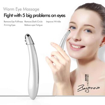 TOUCHBeauty - UK Anti-Wrinkle Sonic Eye Massager (TB-1583)- # White/Silver  - Fixed size