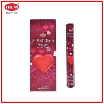 HEM - HEM - (Buy 1 Get 2 Free)(20pcs per Hexagonal Box) APHRODISIA  natural Indian handmade incense sticks  HI-APHRODISIA  - Fixed size