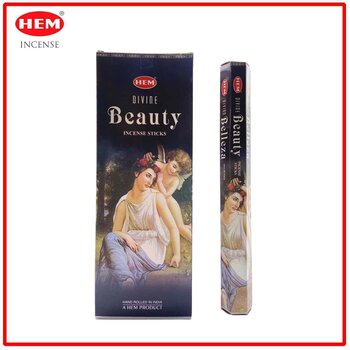 HEM - HEM - (Buy 1 Get 2 Free)(20pcs per Hexagonal Box) BEAUTY  natural Indian handmade incense sticks  HI-BEAUTY  - Fixed size