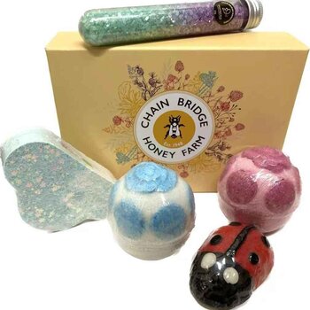 Chain Bridge Honey Farm - Bath Bomb & Bath Salt Set  - Set