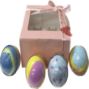 Chain Bridge Honey Farm - Set-Bath Bomb Balls for 4  - 4pcs