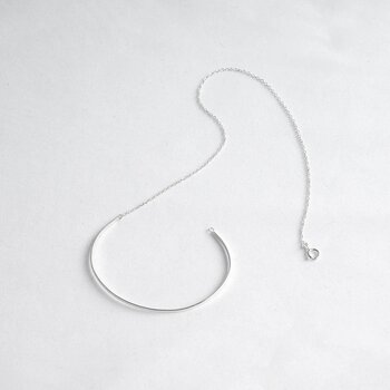 eclater jewellery Marye Double Chain Bracelet- # Silver 33cm