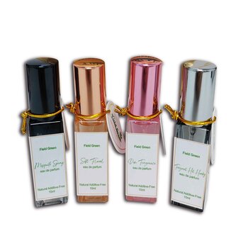 Field Green - Natural Essential Oil Perfume Set  - 10ml x 4