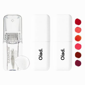 Oiad (StrawberrySpecial) Liptique Long Lasting Peel off Lip Tint & Lip Glow Oil Set- # Choose in C/O 5g x 3