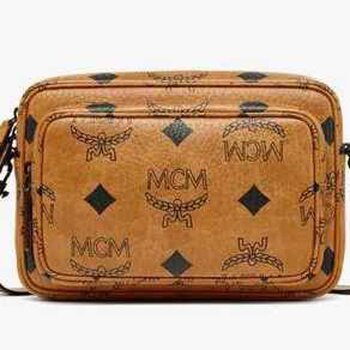 MCM MCM TECH classic pattern shoulder crossbody bag cognac MMRDATA01CO001- # cognac Picture Color