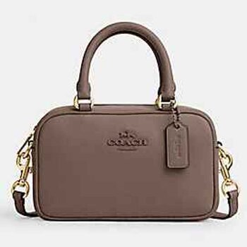 蔻驰 Coach Coach Satchel Crossbody Bag CT776IMV2R- # Dark Stone Picture Color