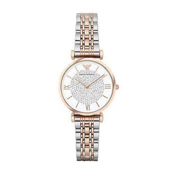 Emporio Armani Emporio Armani女裝滿天星手錶 AR1926- # Rose gold and silver Picture Color