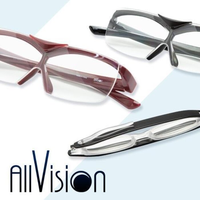 ALL VISION ALL VISION Optometry-free Flexible Magnifying National Glasses Set (Magnifying Glasses + 1x Flexible Glasses-1905 Black) 4pcsProduct Thumbnail