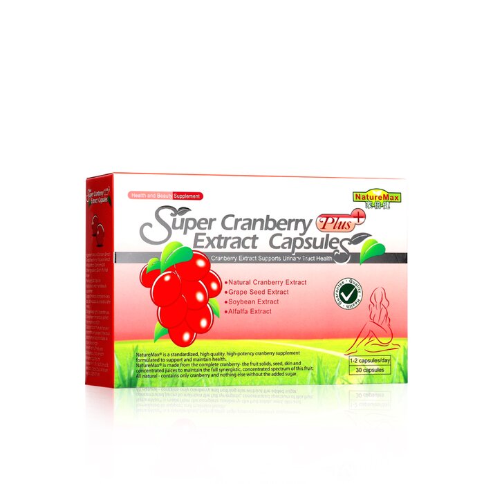 NatureMax Super Cranberry Extract Capsules PLUS (30pcs/box) 30 CapsulesProduct Thumbnail