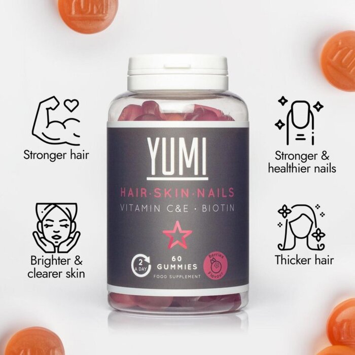 유미 영양 Yumi Nutrition Hair Skin & Nails 60pcs Fixed SizeProduct Thumbnail