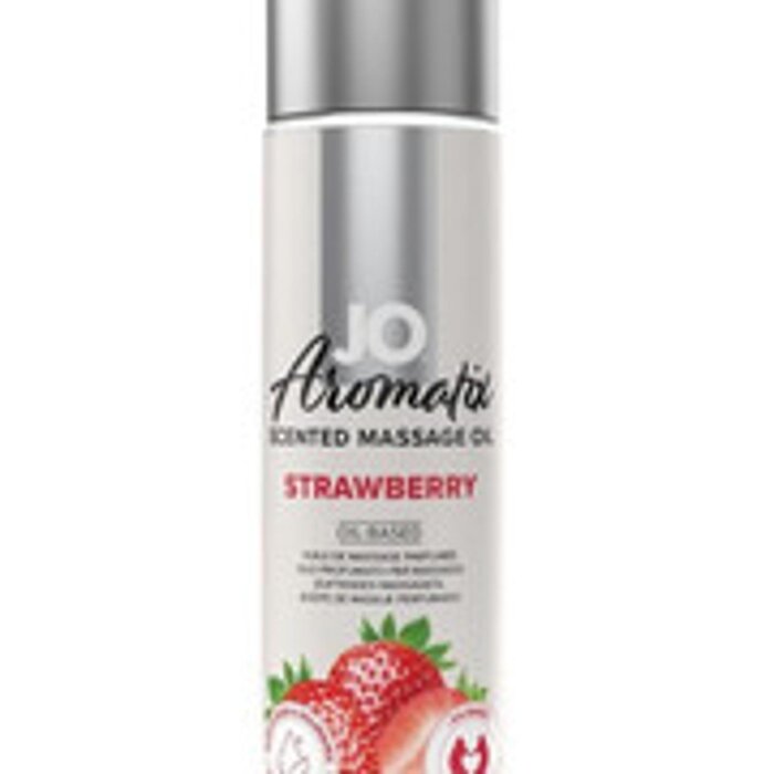 System Jo Aromatix Massage Oil - Strawberry - 120ml Fixed SizeProduct Thumbnail