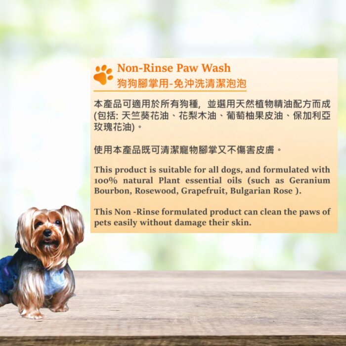 Paw Touch 狗狗腳掌用-免沖水清潔泡泡 ( 180 ml / 毫升) Picture ColorProduct Thumbnail