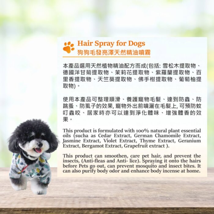 발 터치 Paw Touch HAIR SPRAY (FOR DOGS) Picture ColorProduct Thumbnail