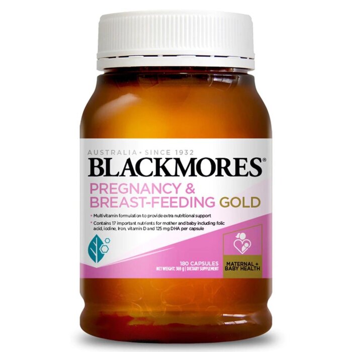 블랙모어스 Blackmores Blackmores Pregnancy & Breast-Feeding Gold 180 Capsules  Product Thumbnail
